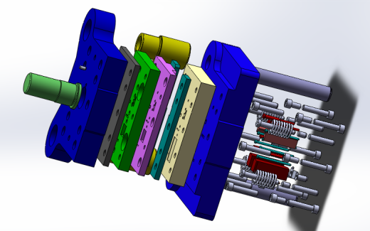 相框挂扣冲压工艺及级进模具设计 1281873缩略图
